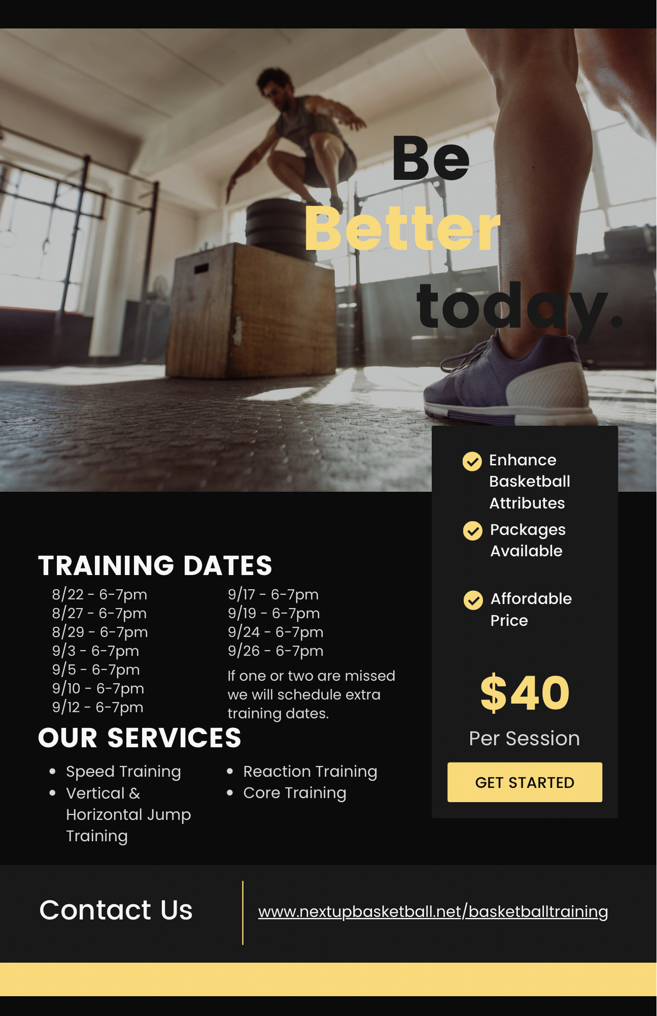 Speed & Agility Training